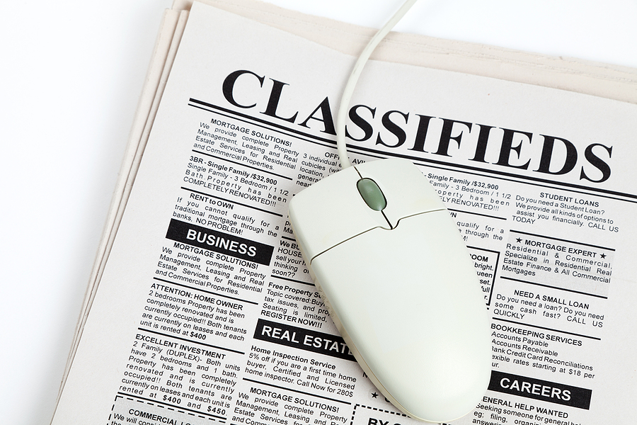 Classified ad websites